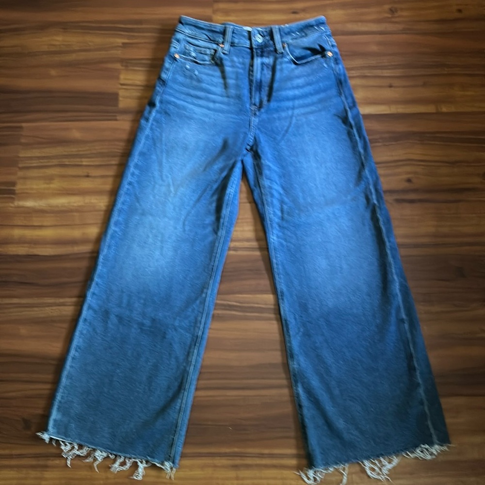 Paige Anessa Crop Raw Hem